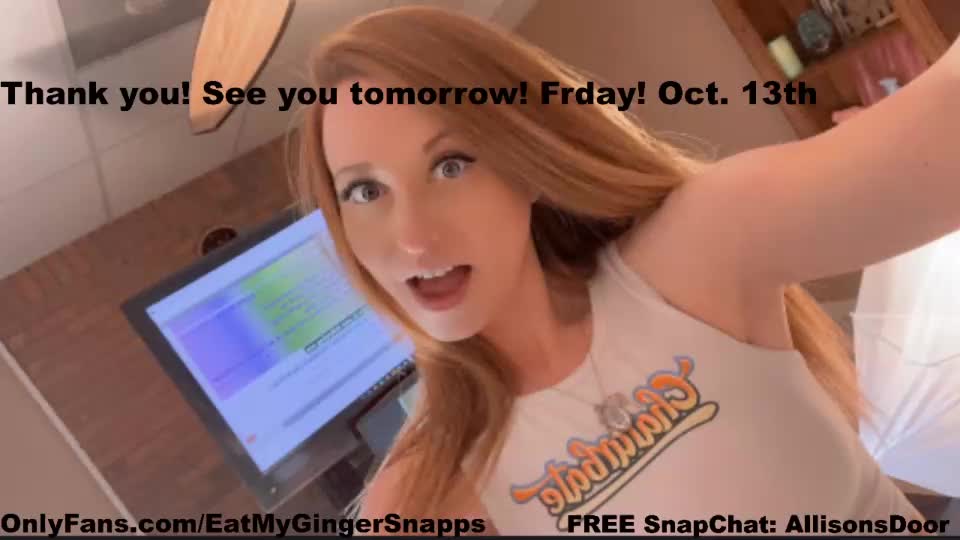 Eatmygingersnapps Webcam 2023-10-11